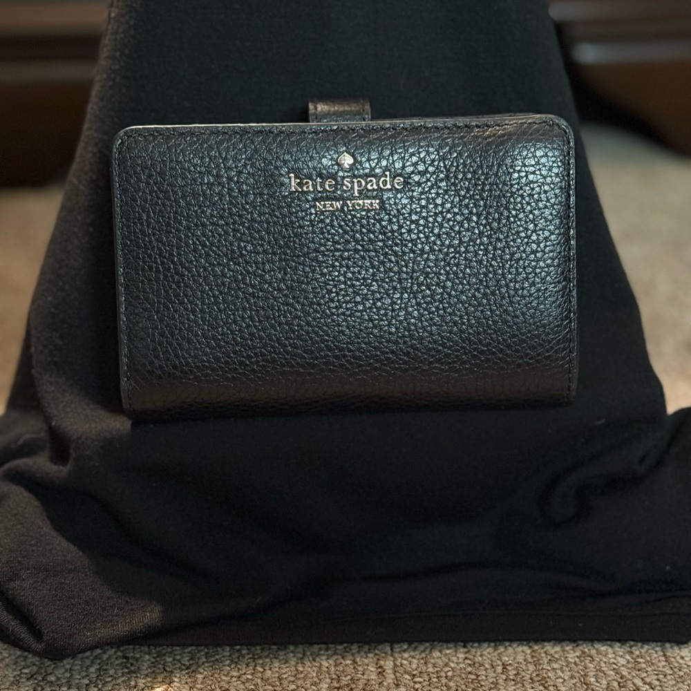 Kate Spade Black Leather Wallet